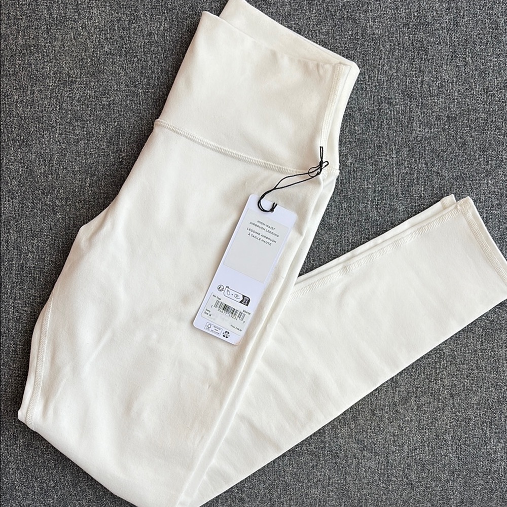 ALO Yoga Ivory High-Waist Leggings